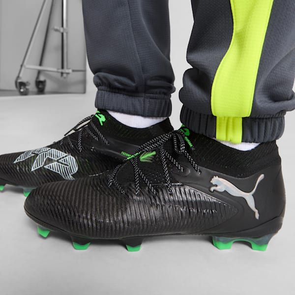 Бутсы для игры в футбол на твердом грунте для мужчин Future 8 Ultimate Puma, черный — фото 2