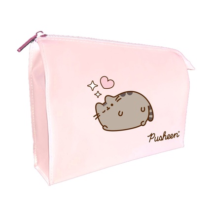 

Косметичка из силикона с изображением Пушин, розовая. Pusheen