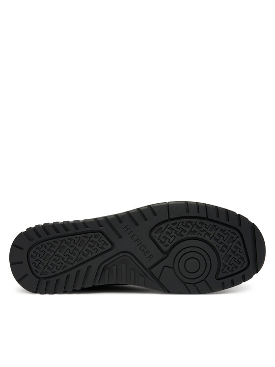 Кроссовки Th Basket Core Lite Lth FM0FM05713 Tommy Hilfiger, черный — фото 4