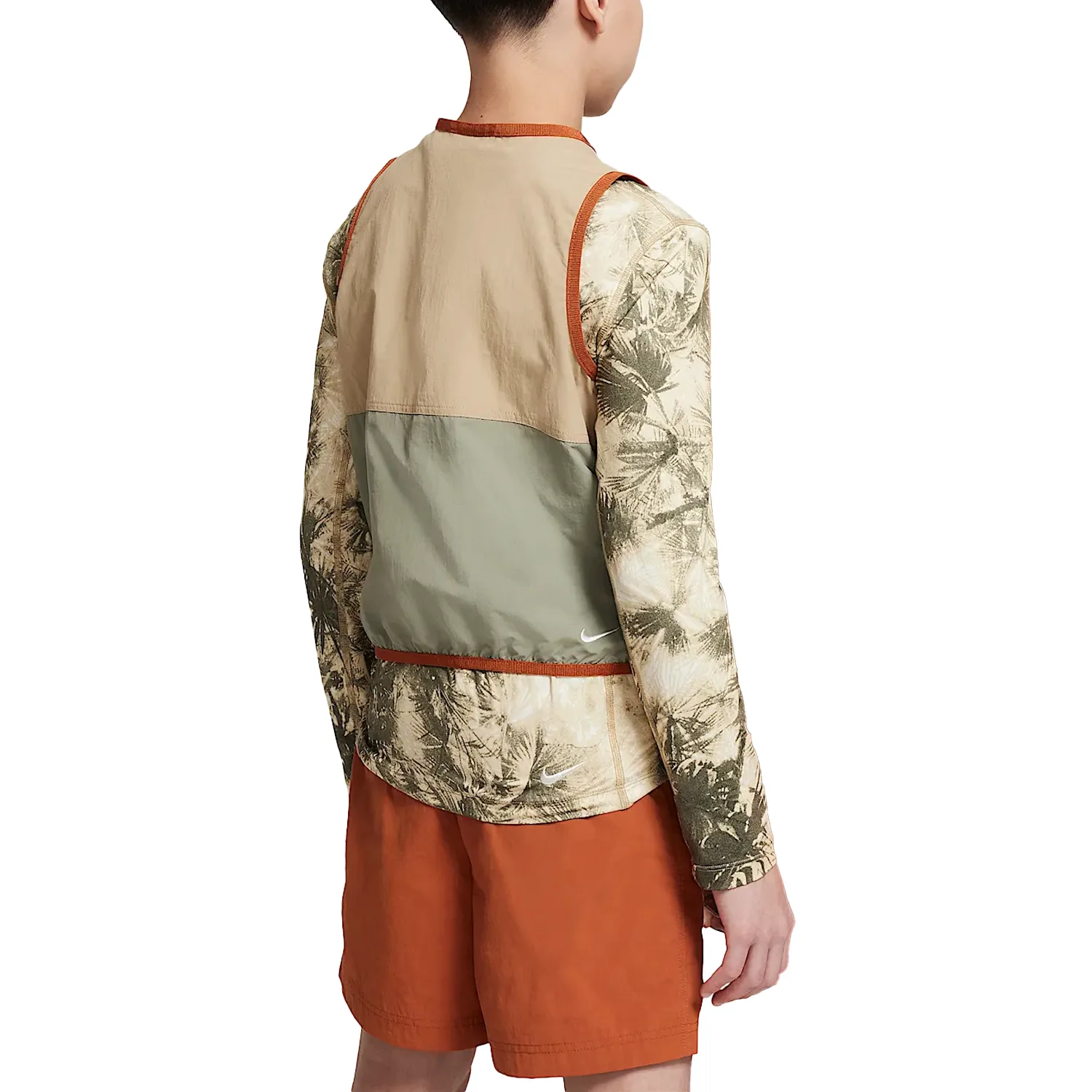 Nike Футболка SS25 ACG Apricot Tea Brown/Light Army Green/Dark Chestnut Brown — фото 3