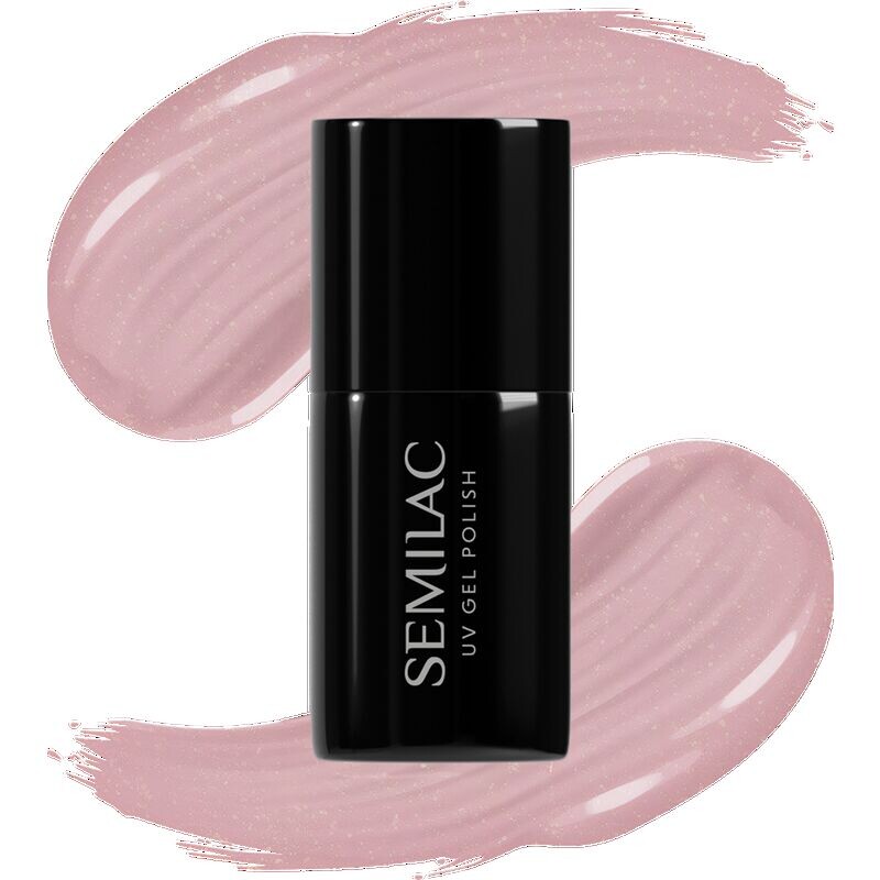 

376 УФ-лак для ногтей Hybrid Semilac Shimmer Stone Pink Diamond Semilac, 7 ml