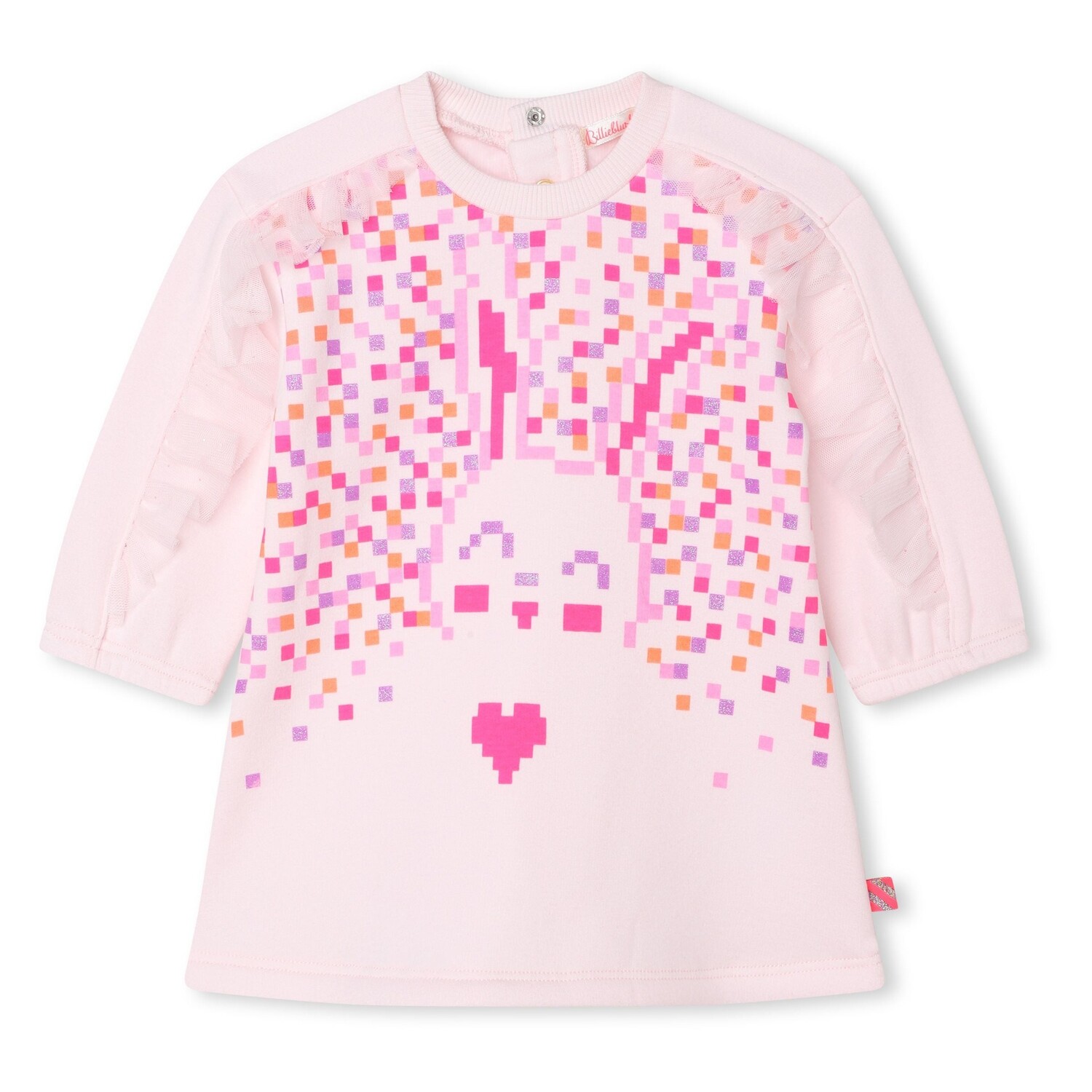 

Розовое платье-свитер Pixel Bunny Billieblush, розовый