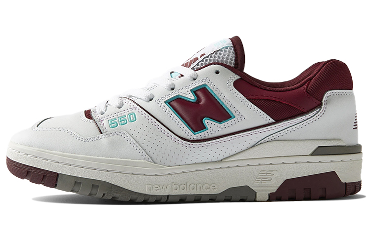 

New Balance 550 бордовый голубой