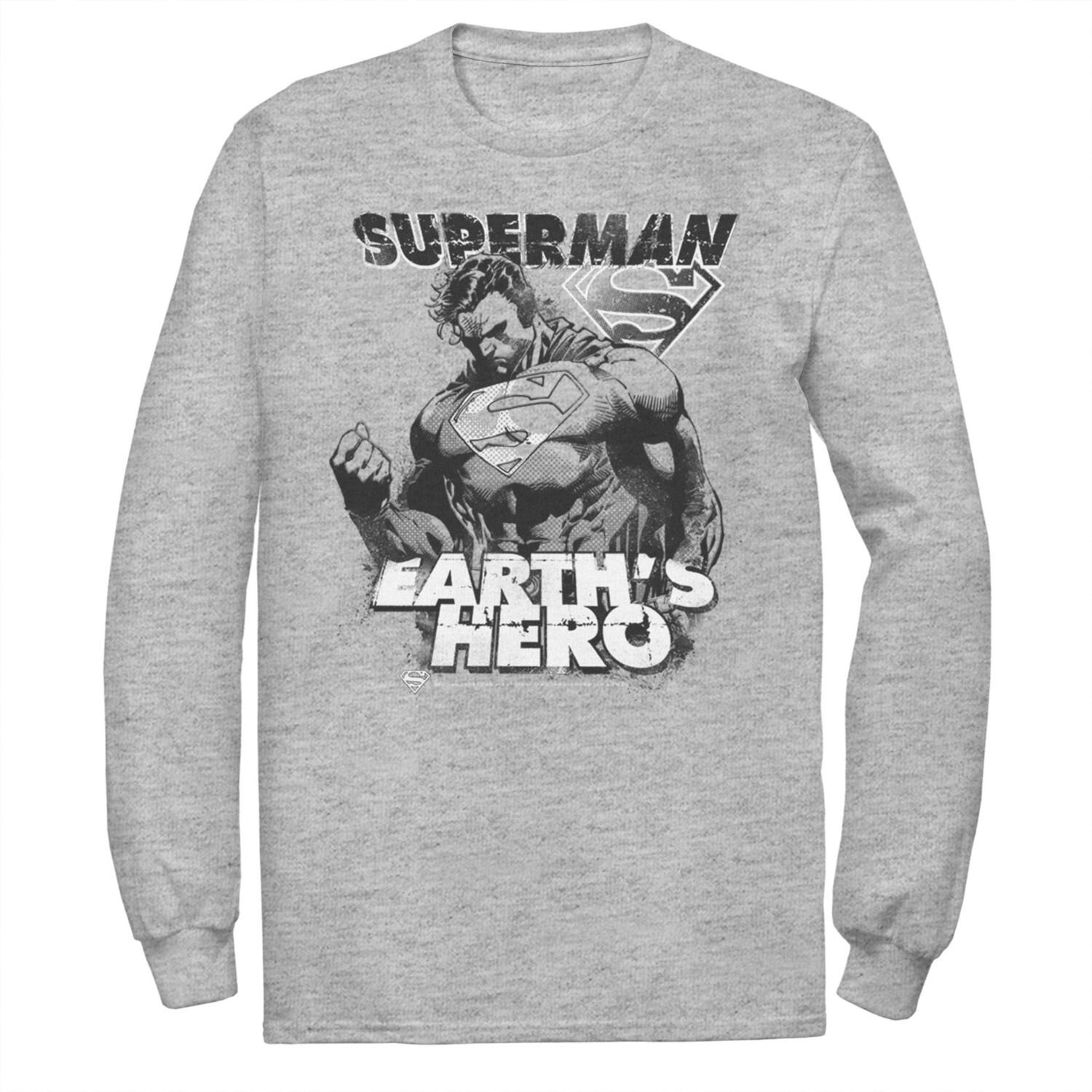 

Мужская футболка с плакатом DC Comics Superman Earth's Hero