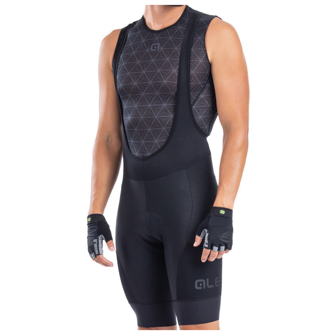 

Велосипедные шорты Alé Stones Cargo Bibshorts, черный