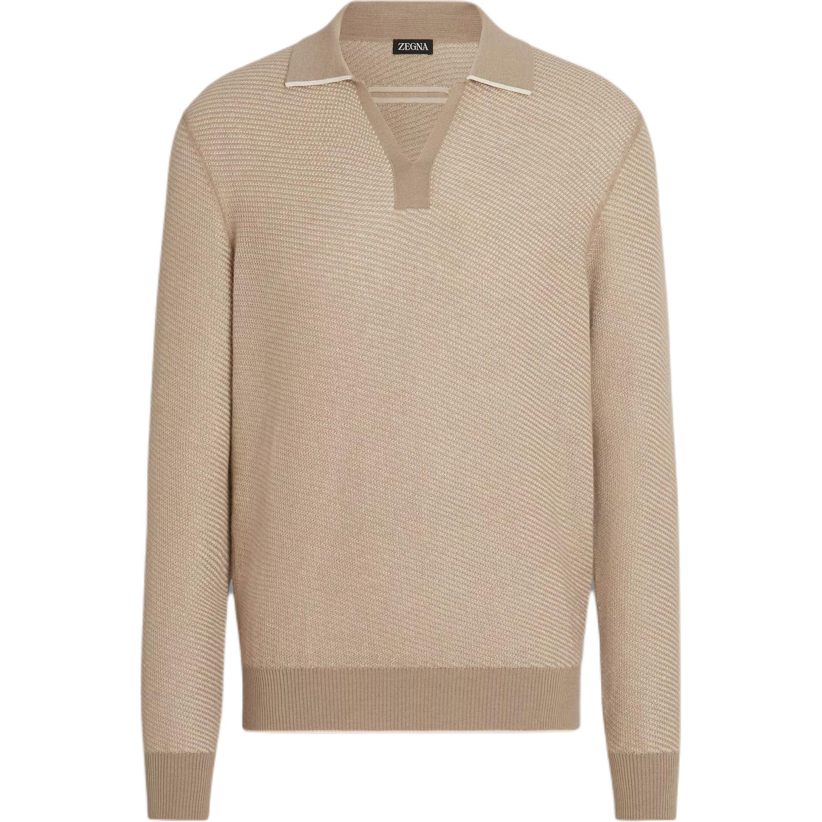 

Длинная вязаная поло Zegna Ermenegildo Zegna, Umber, Желтый, Длинная вязаная поло Zegna Ermenegildo Zegna, Umber