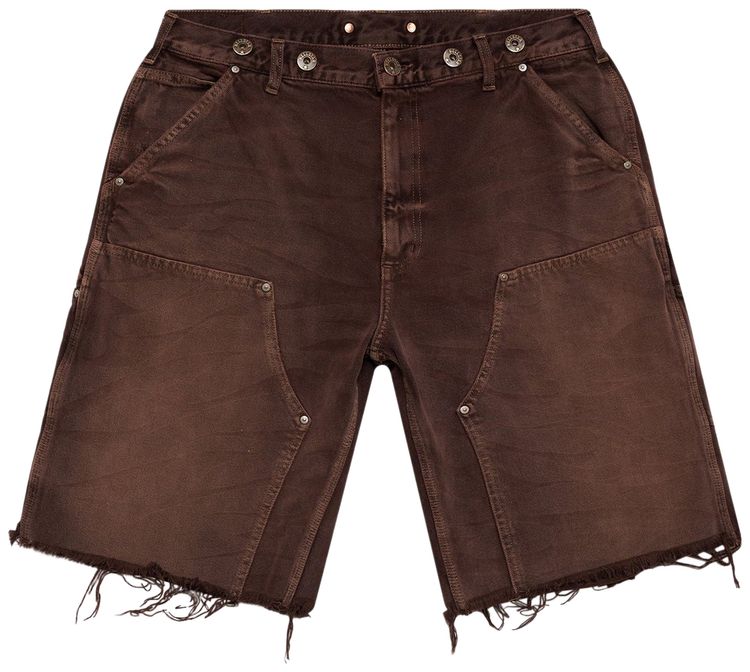 

Шорты Hellstar Denim Shorts 'Brown', коричневый