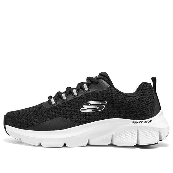 

Кроссовки flex comfort - serron 'black white' Skechers, черный