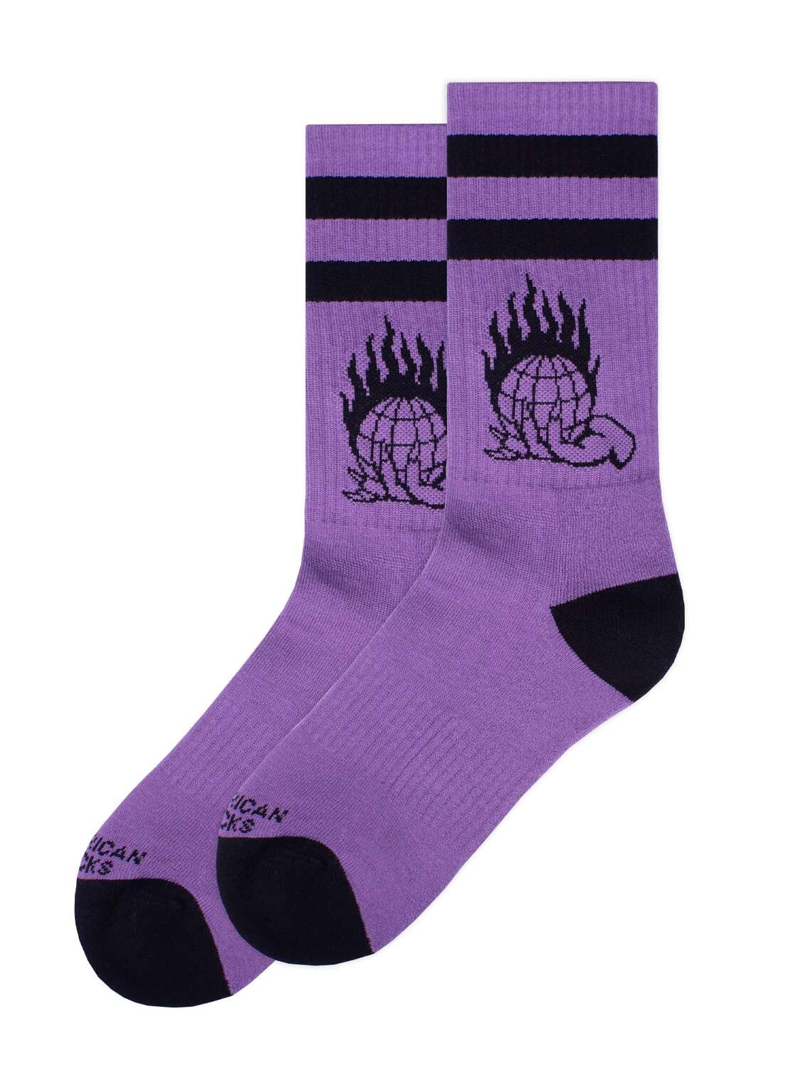 

American Socks Носки 'Cataclysm' в фиолетовом цвете