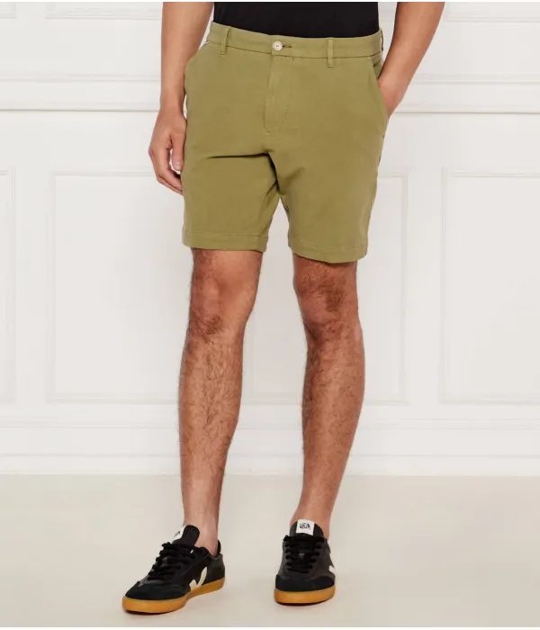 Шорты с H-образным вырезом Slim fit Boss, зеленый — фото 3