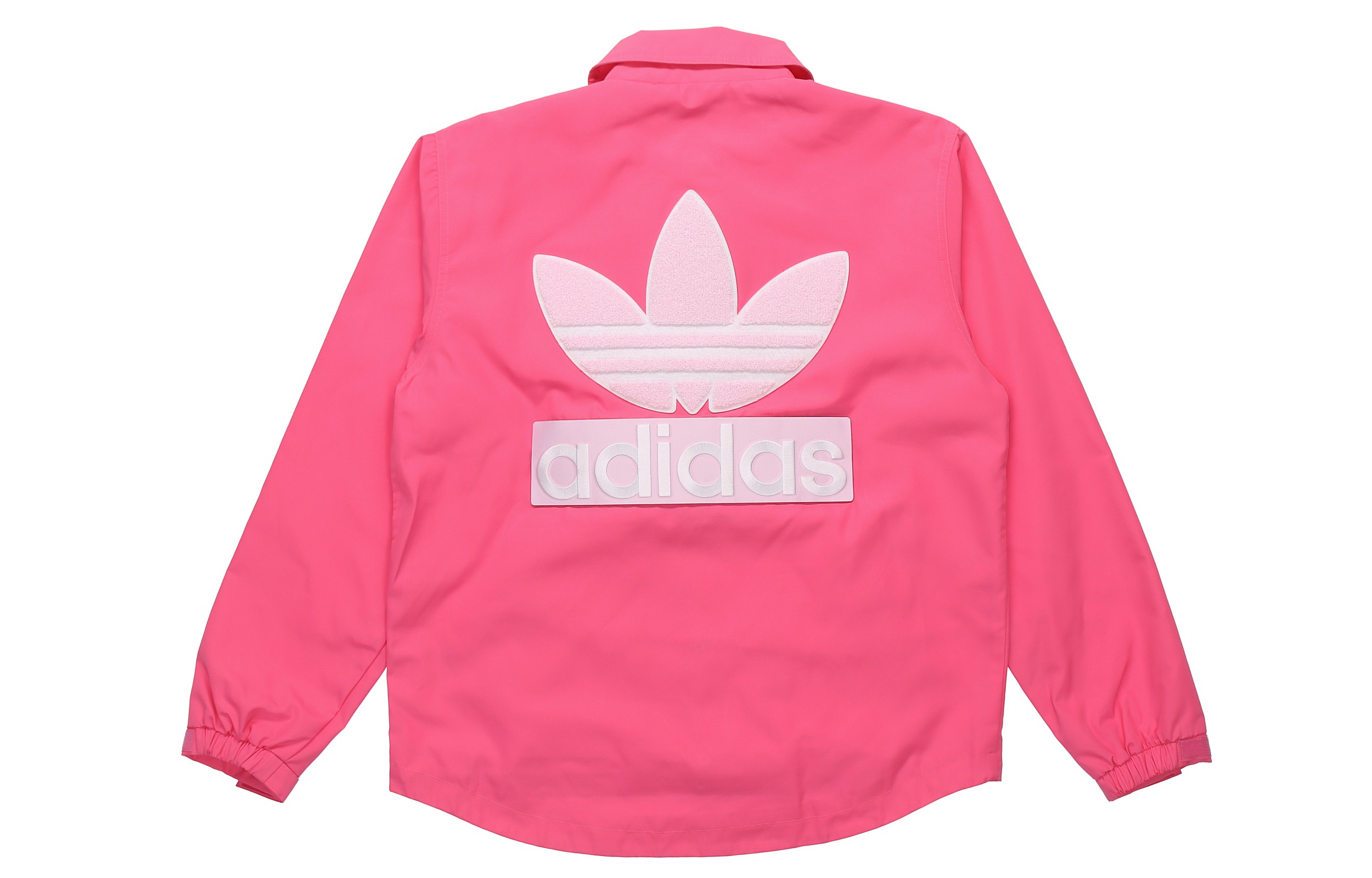 Куртка мужская полунеоновая розовая Adidas Originals — фото 3