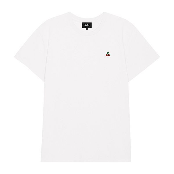 

Женская футболка lil cherry для повседневной носки Dalix, White