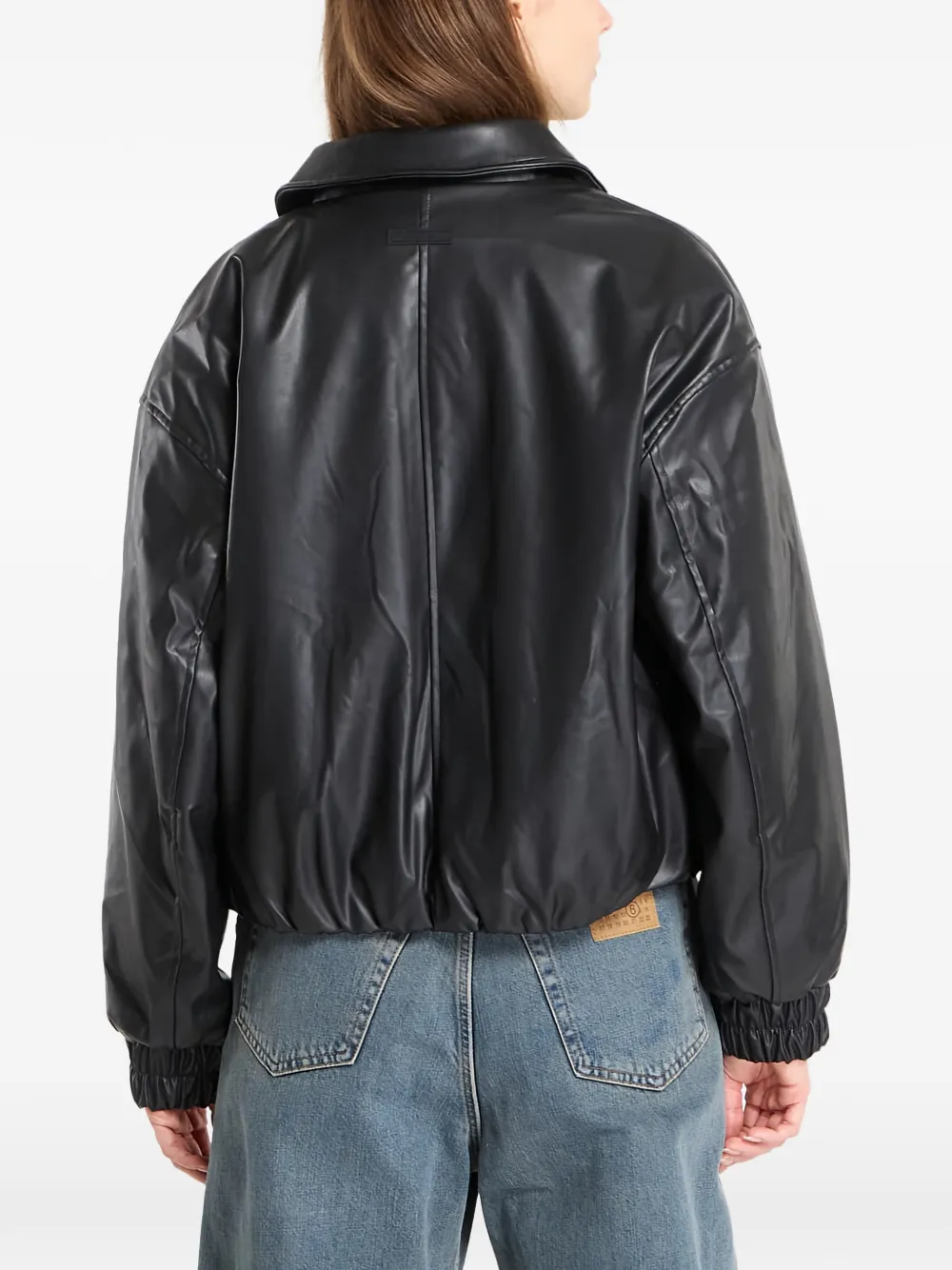 Куртка из искусственной кожи Calvin Klein, черный — фото 4
