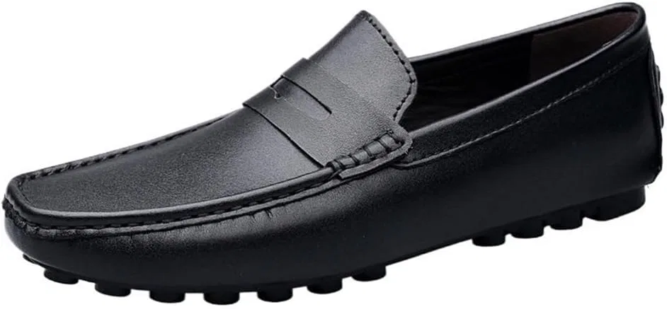 Лоферы кожаные на каблуке, Men's Elevator, Black DHFIRUFSHLO