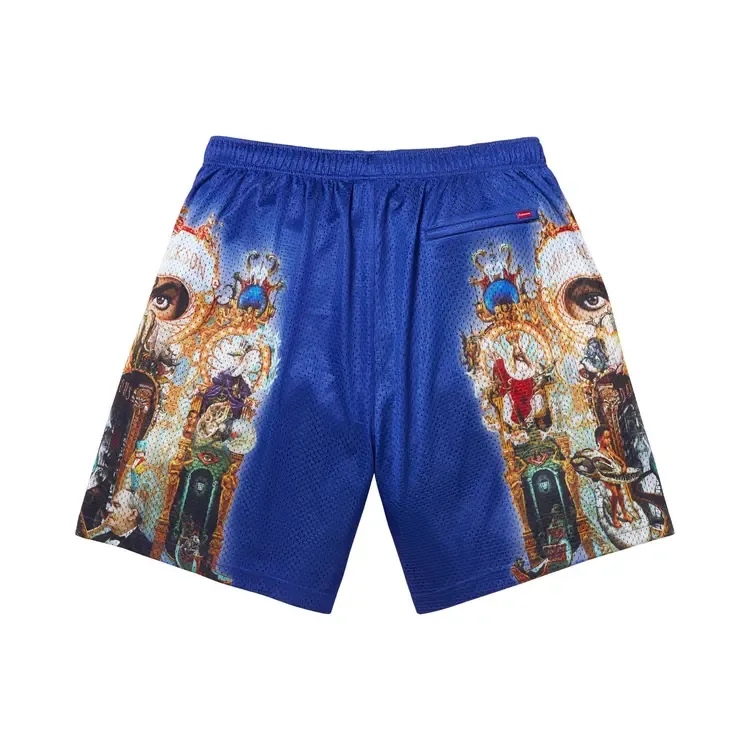 Шорты Supreme Michael Jackson Dangerous Mesh Short 'Royal', синий — фото 2