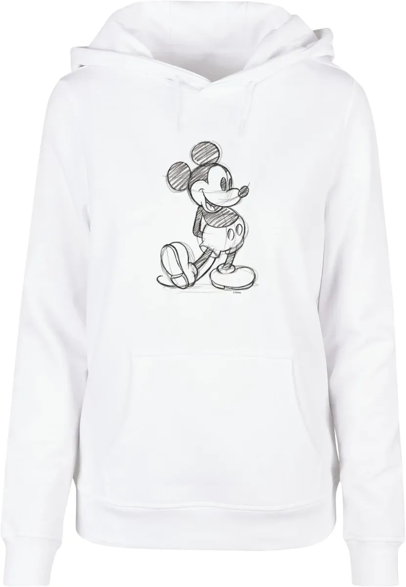 

Толстовка ABSOLUTE CULT "ABSOLUTE CULT Ladies Ladies Mickey Mouse - Sketch Kick Hoody", белый