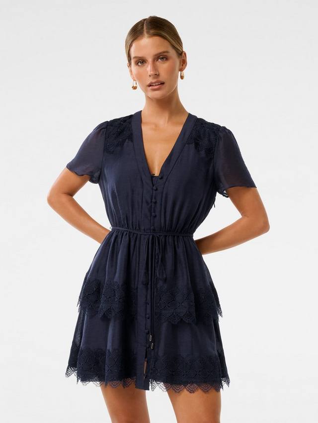 

Мини-платье Petite Emmy Forever New, Navy