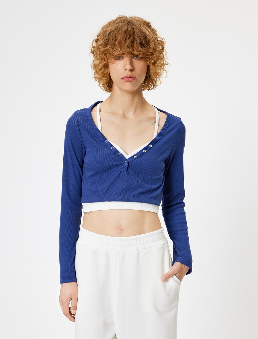 

Рубашка Koton, цвет Cobalt blue