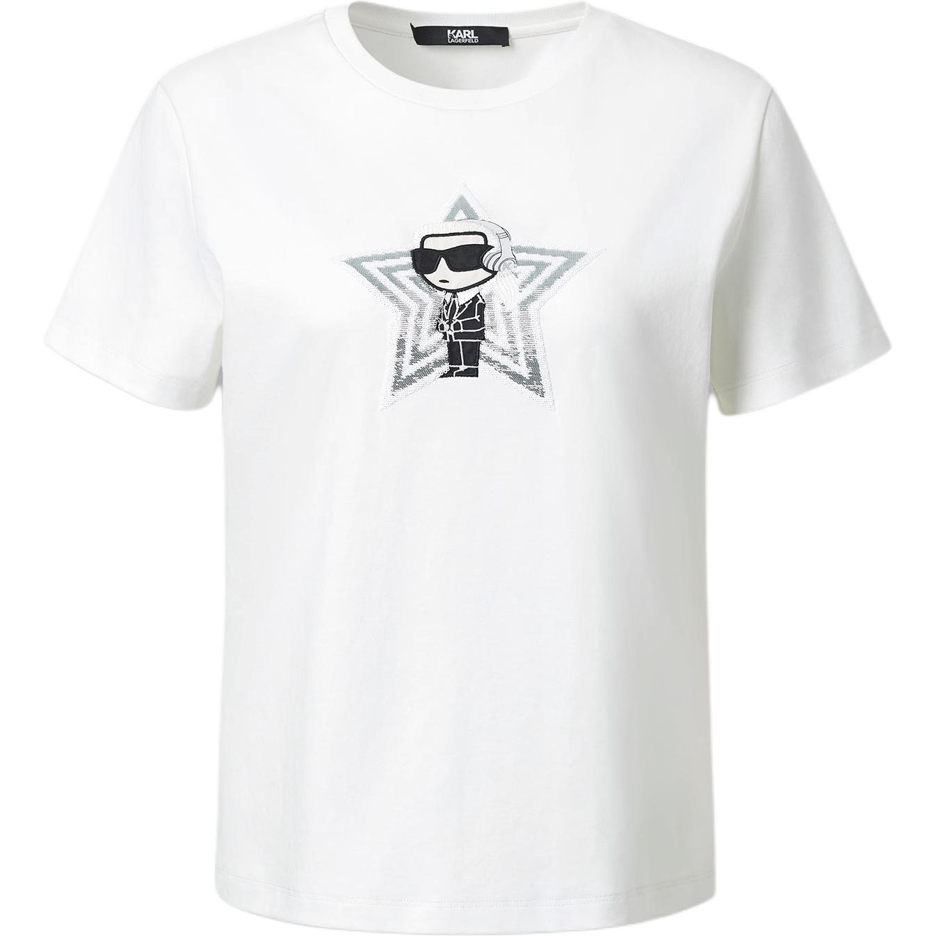 

KARL LAGERFELD SS25 Regular T Shirt Women's KARL LAGERFELD / Karl Lagerfeld Jeans, белый