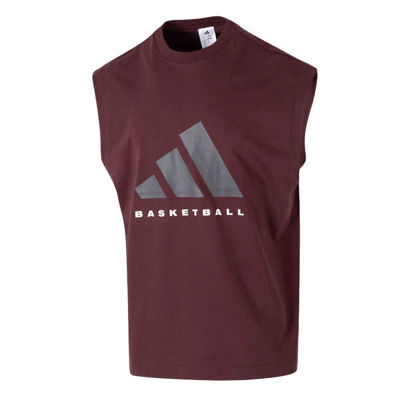 

AdiClub баскетбольная майка без рукавов унисекс Adidas, красный