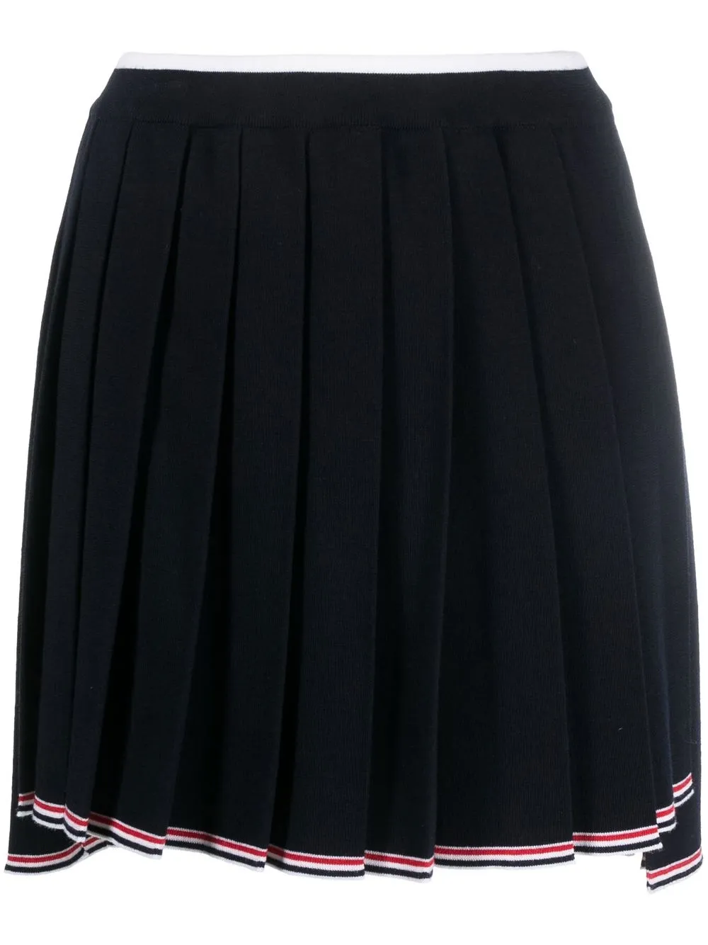 

Трикотажная юбка Full Needle THOM BROWNE, синий