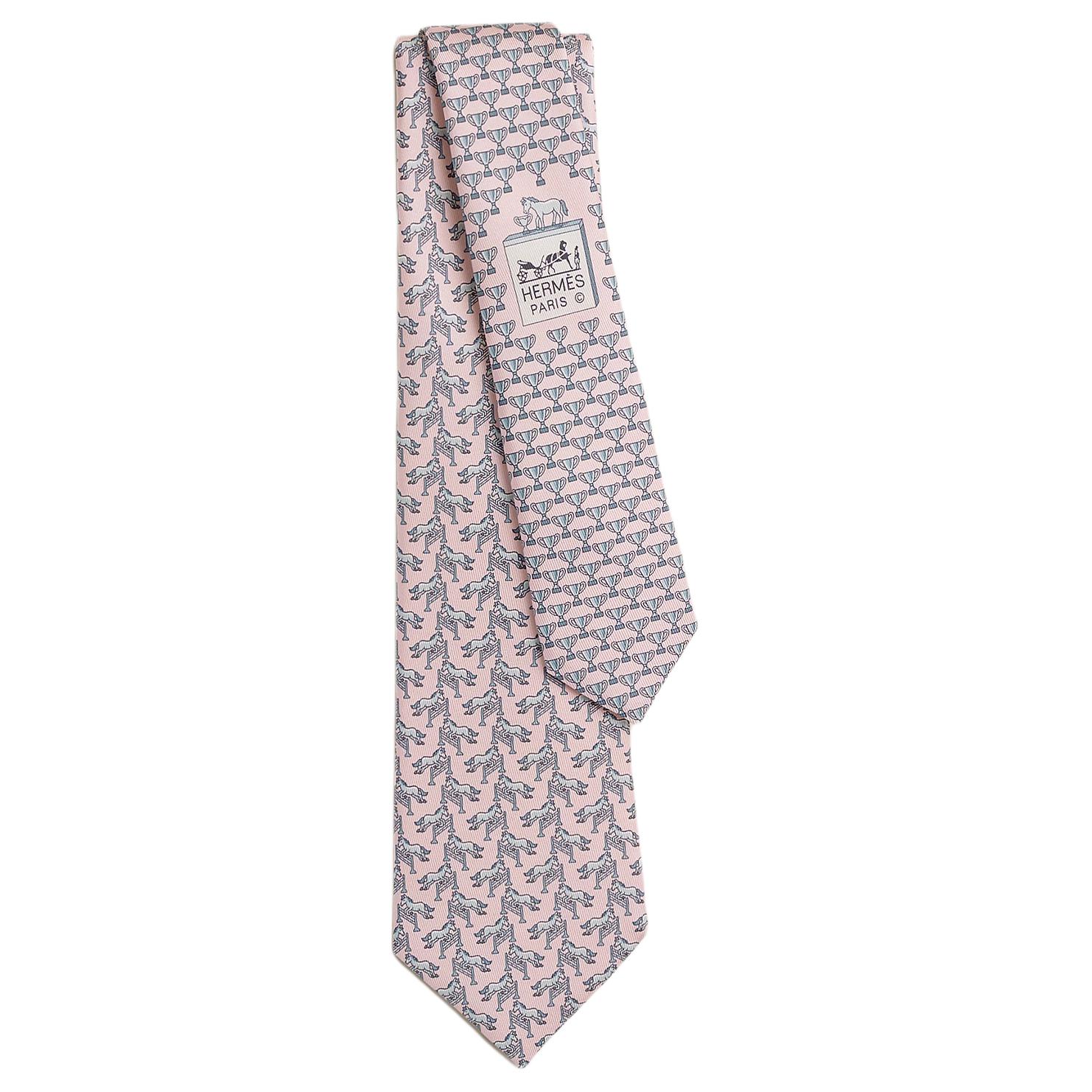

HERMES Мужской галстук, Rose