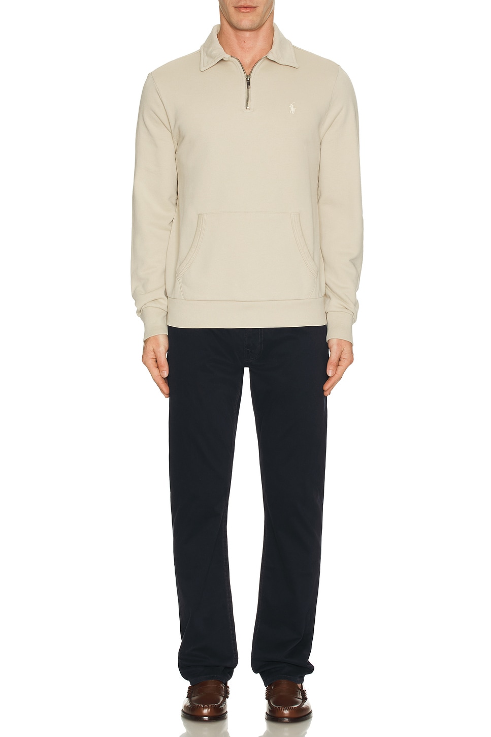 

Loopback Terry 1/2 Zip Свитшот Polo Ralph Lauren, Stonewear Grey