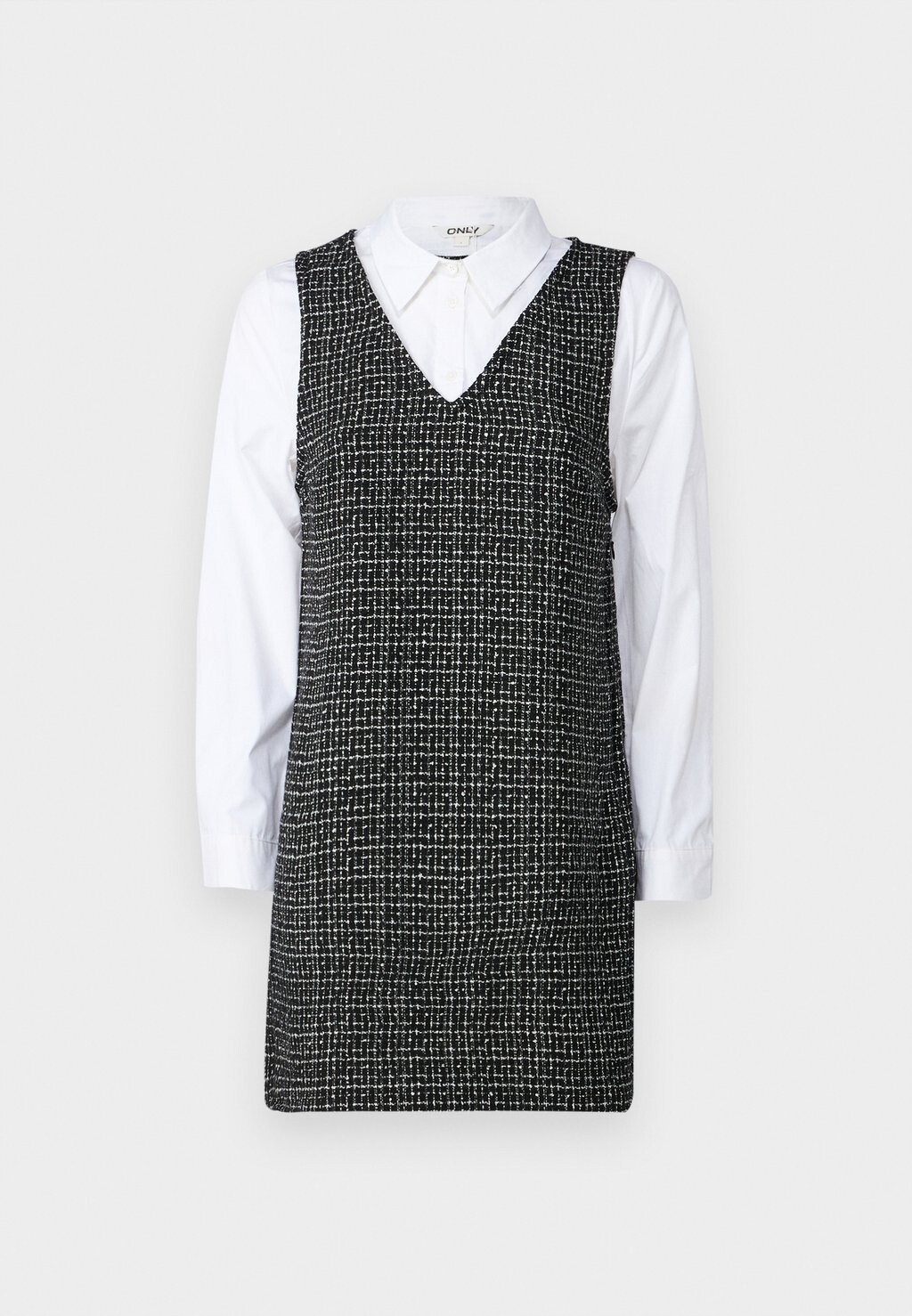

Платье-рубашка ONLLODA BOUCLE DRESS ONLY Petite, черный