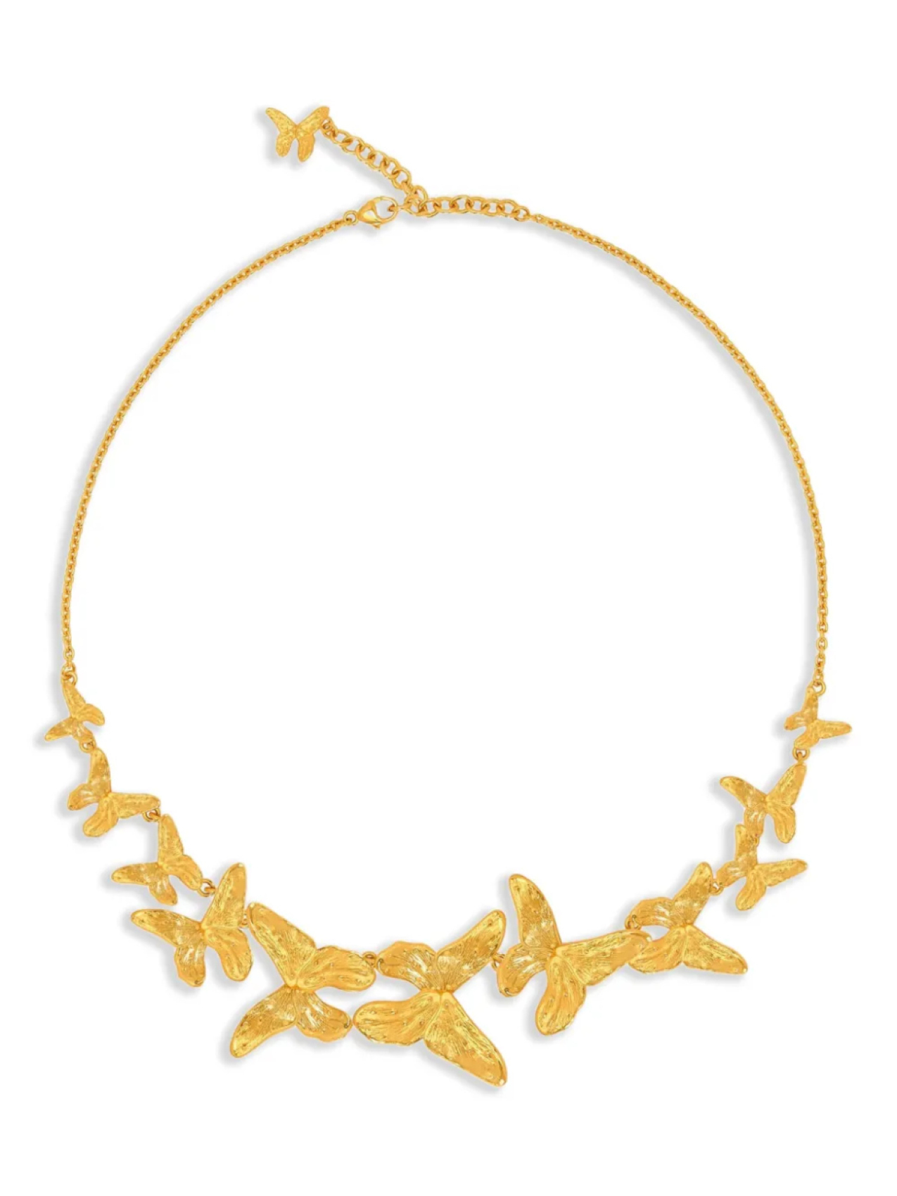 

Oscar de la Renta колье Butterfly, золотой