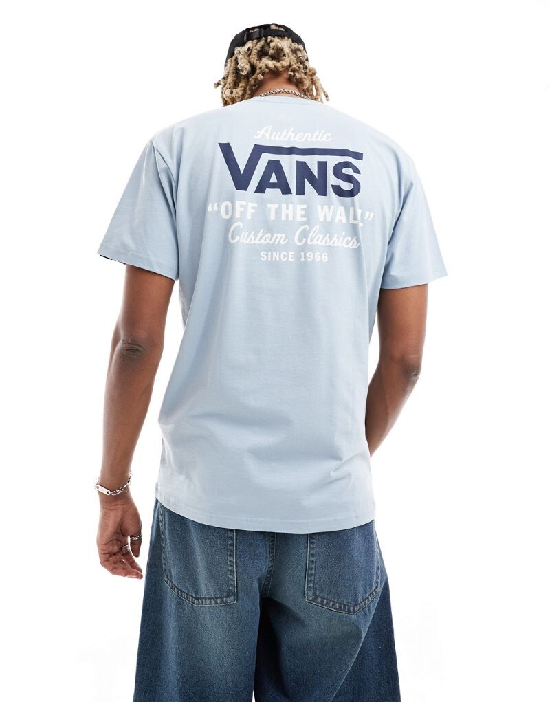 

Vans - Holder Classic - Футболка темно-синего цвета с принтом на спине