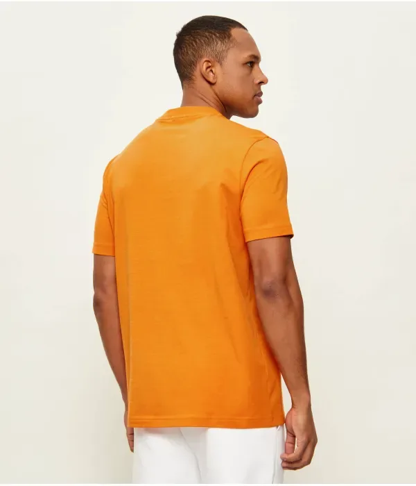 Футболка regular fit Boss Green, оранжевый — фото 3