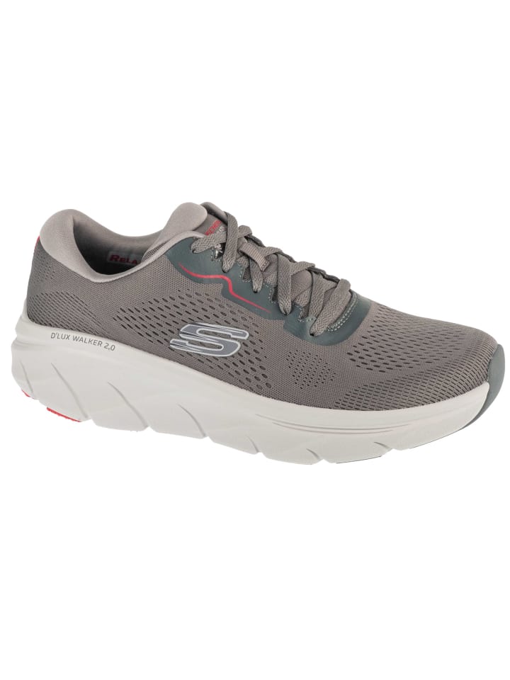 

Кроссовки на шнуровке Skechers, серый