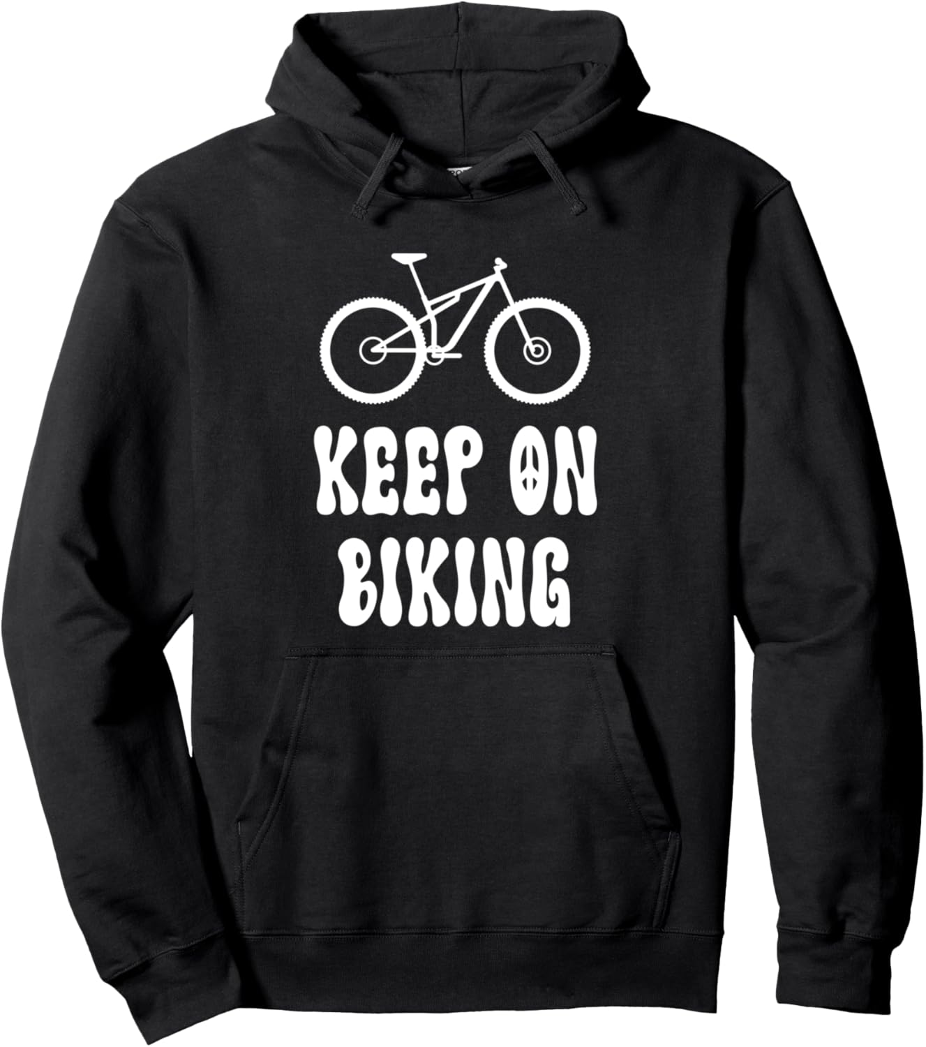 

Толстовка Keep On Biking Mountain Bike MTB Cyclist Hoodie Cyclist Clothing Company, черный