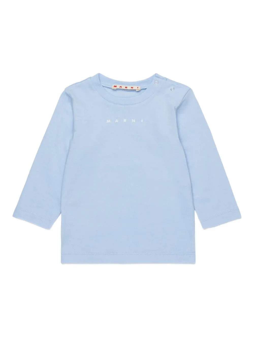 

Футболка с логотипом Marni Kids, синий