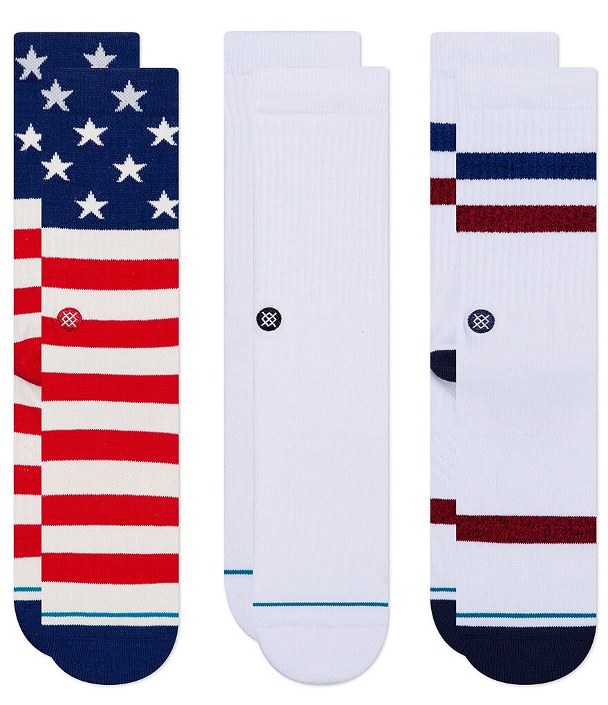 

Носки Stance The Americana Crew, 3 пары, мультиколор