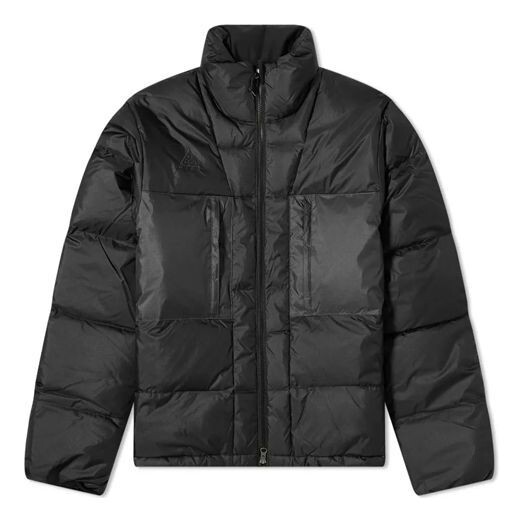 

Пуховик Nike ACG Down Fill Jacket Zipper Stand Collar Down Jacket Black, черный