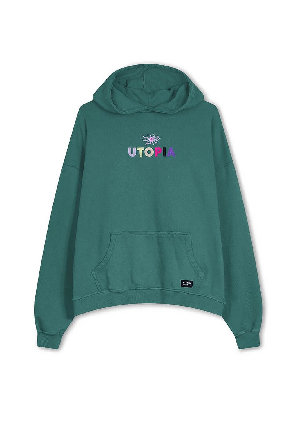 

Толстовка с капюшоном UTOPIA UNISEX Kaotiko, зеленый