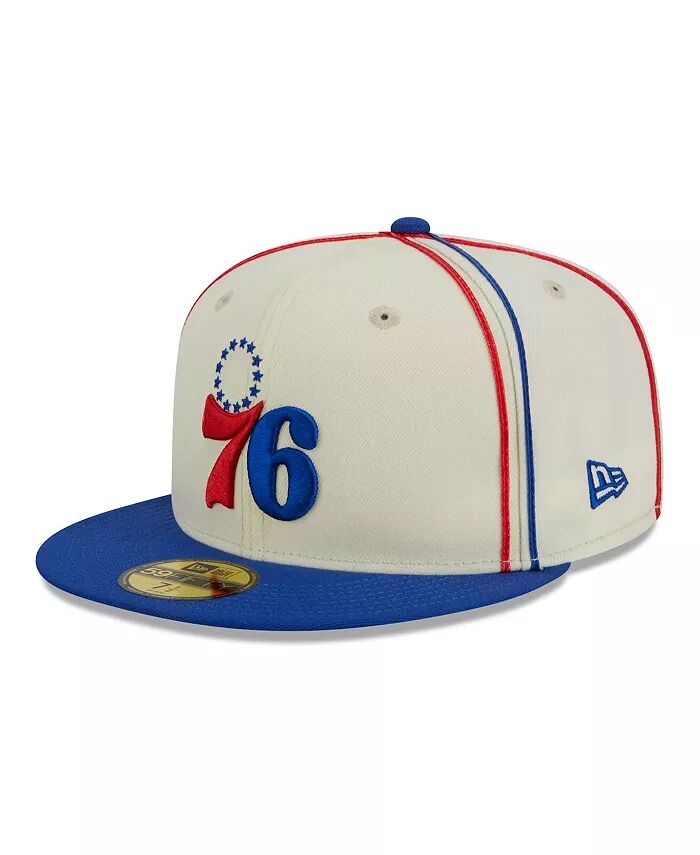 

Мужская кремовая двухцветная шляпа с окантовкой Royal Philadelphia 76ers 59FIFTY New Era, слоновая кость/кремовый