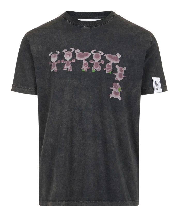 

Футболка с изображением персонажей мультфильма «Арахис» Iceberg, черный