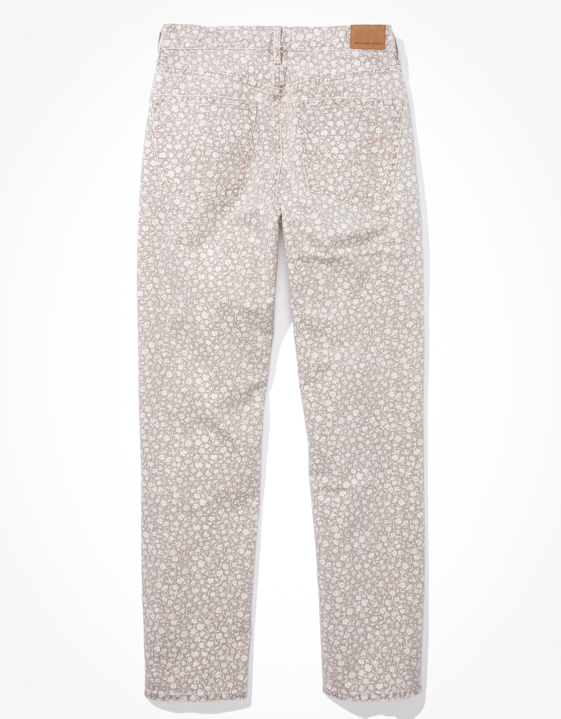 

Прямые джинсы AE Printed '90s American Eagle Outfitters, светло-коричневый