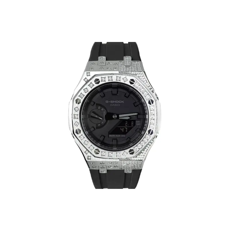 

CASIO Часы Unisex Liquid Crystal/Analog Dual Display Series 44mm Black Watch