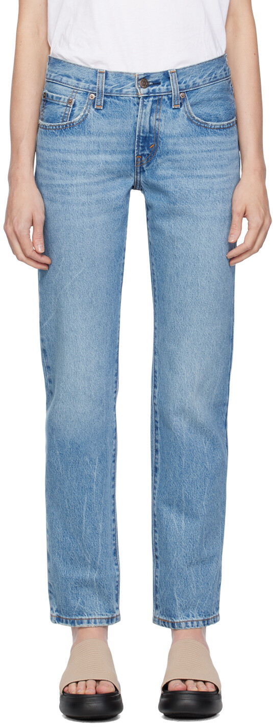 

Синие прямые джинсы Middy Levi's