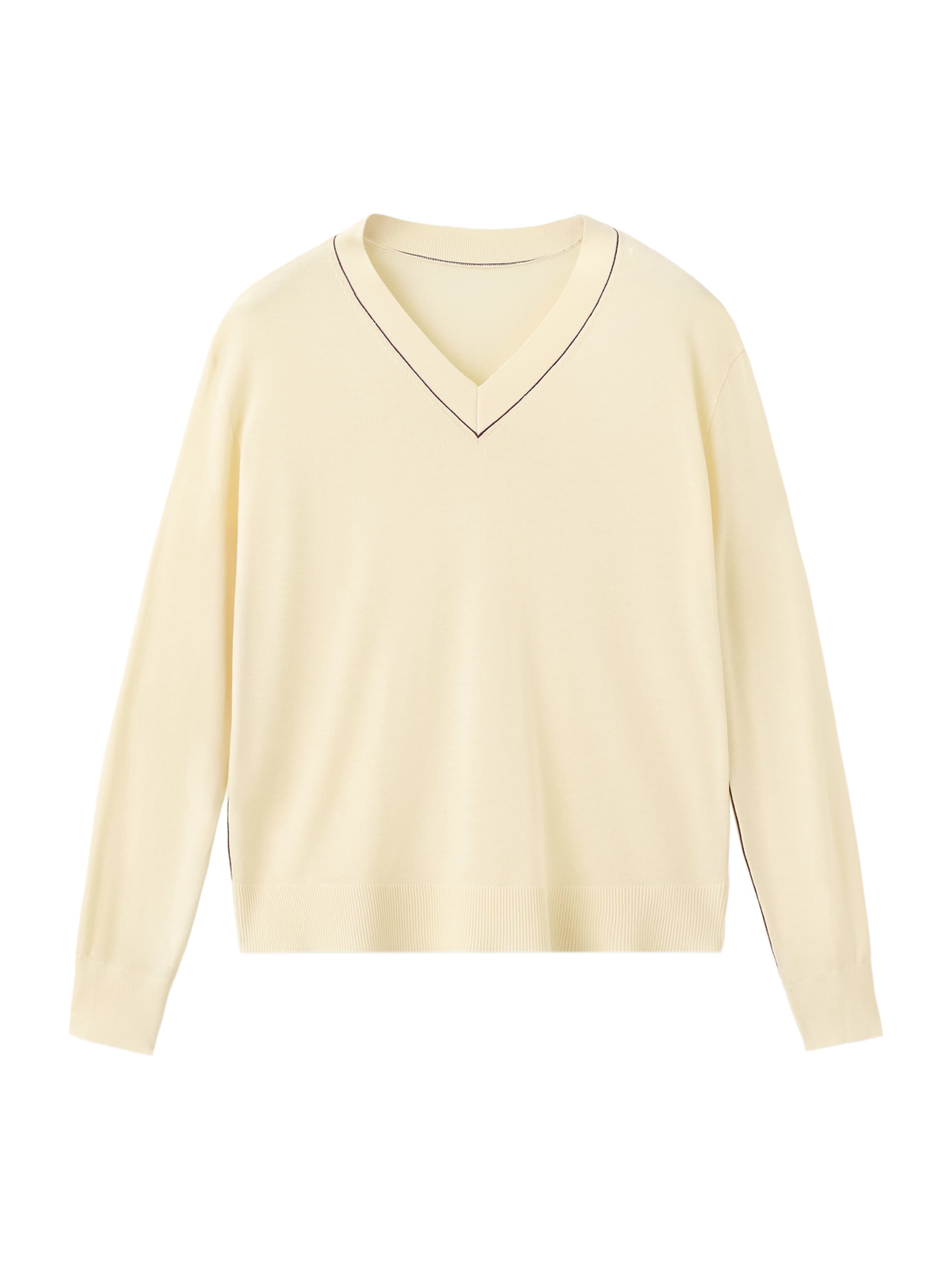 

MANGO Свитер 'BERT' в светло-желтом цвете