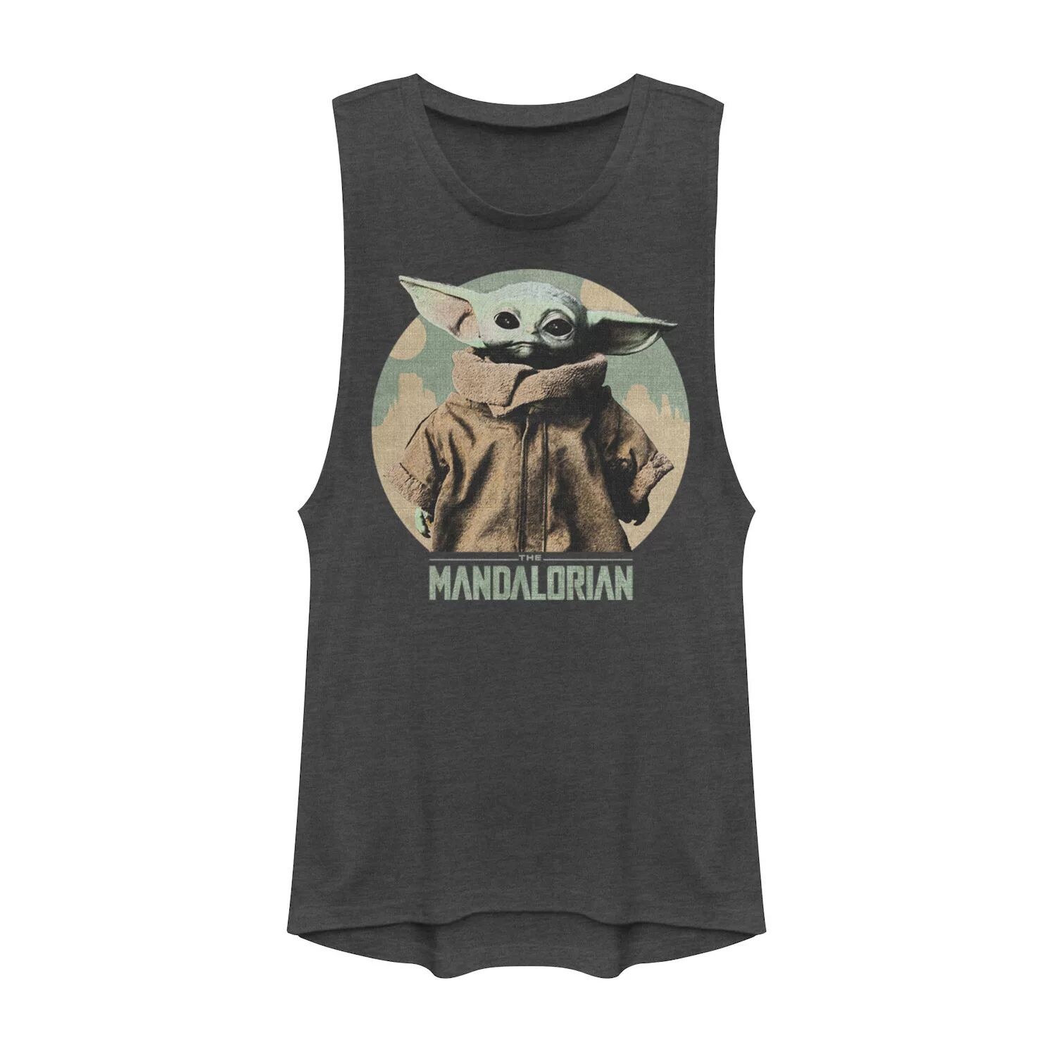 

«Звездные войны для юниоров» «Мандалорец» «Дитя», он же «малыш Йода» «Fade Muscle Tank» Licensed Character