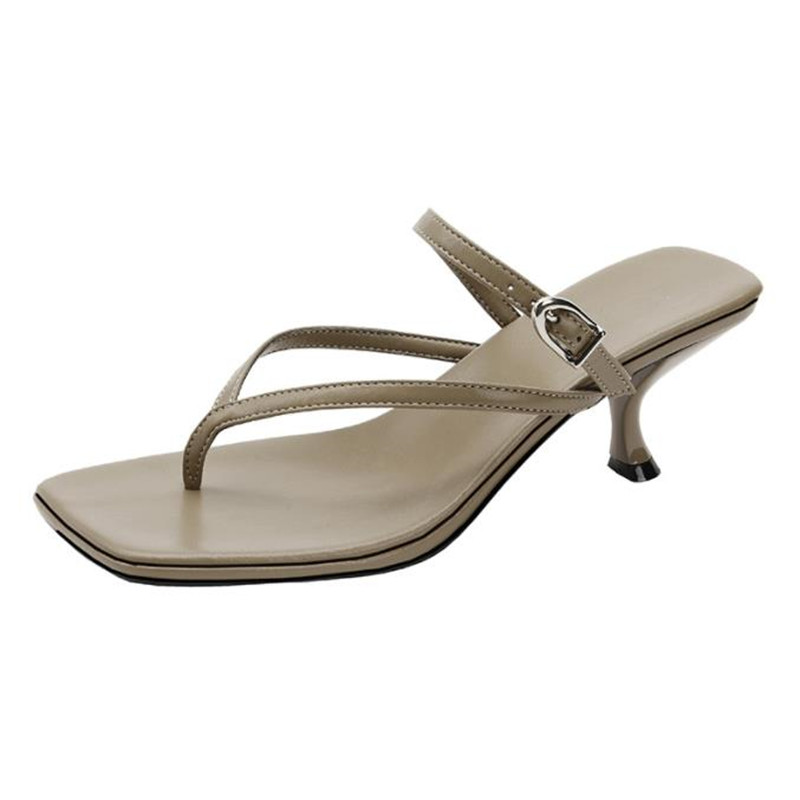 TATAYA Женские устойчивые к истиранию шлепанцы Khaki, цвет Khaki