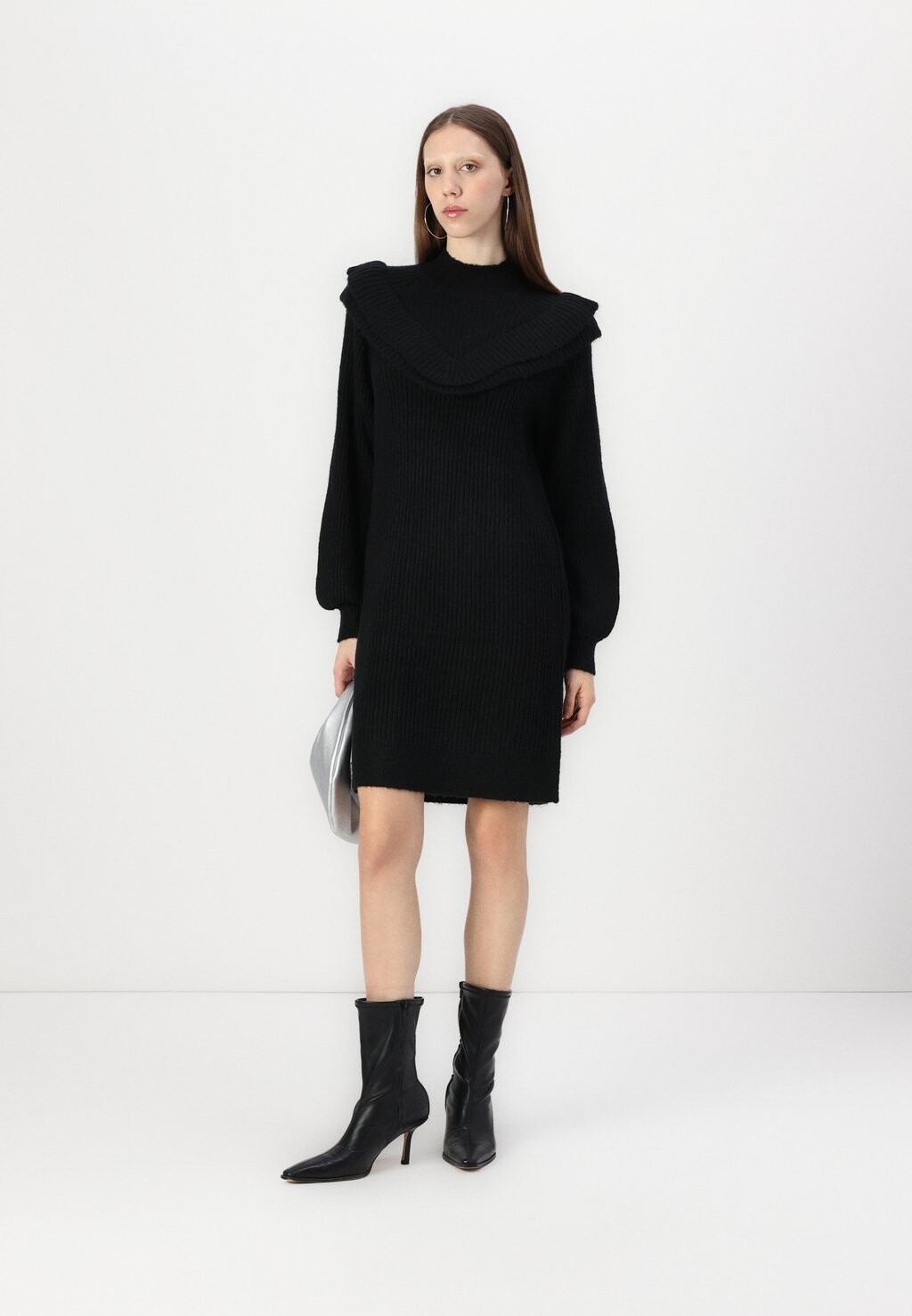 

Платье-джемпер VIBOOBA FRILL DRESS VILA, черный