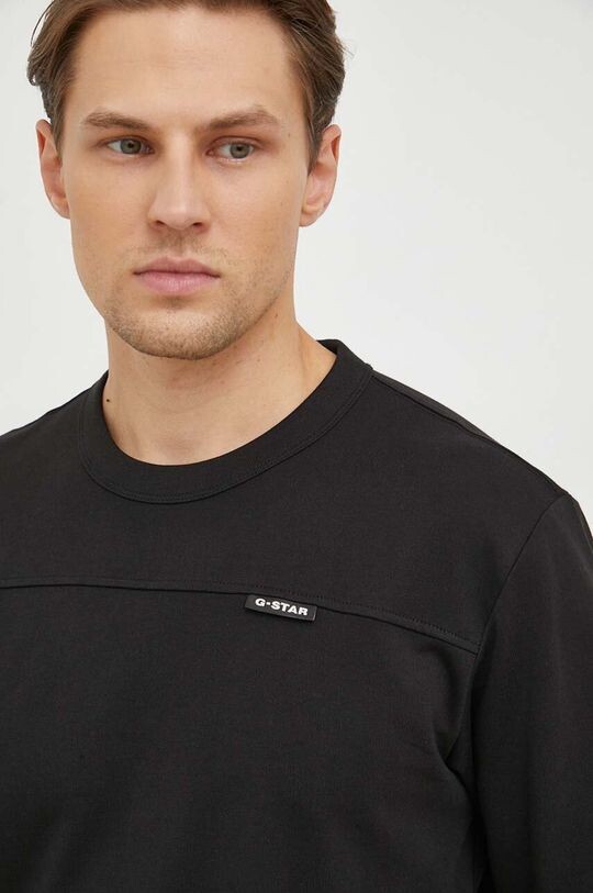 

Хлопковая рубашка с длинными рукавами G-Star G-Star Raw, черный