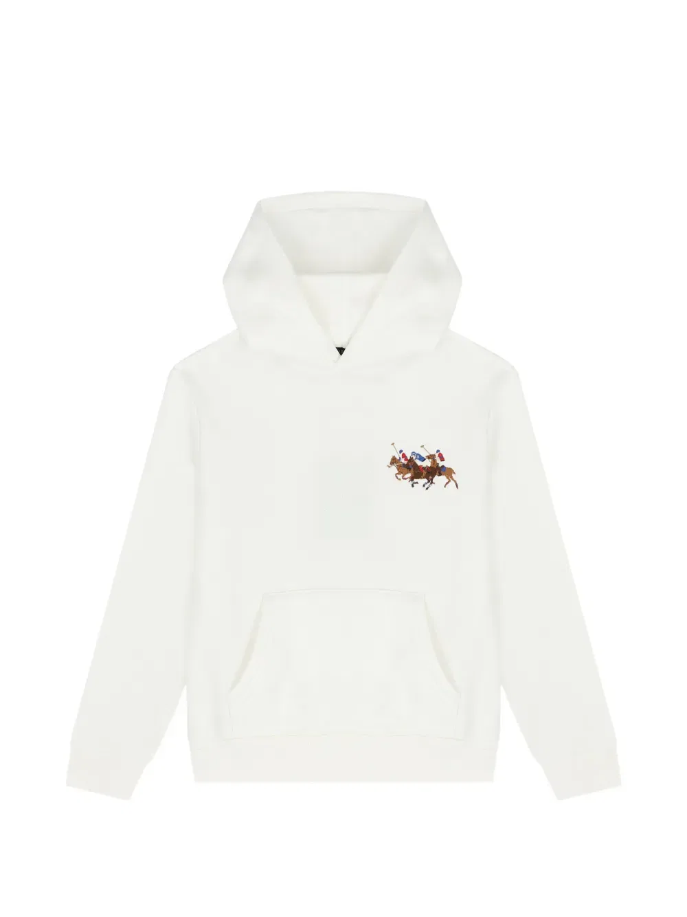 Толстовка с капюшоном и принтом Polo Ralph Lauren Kids, нейтральный