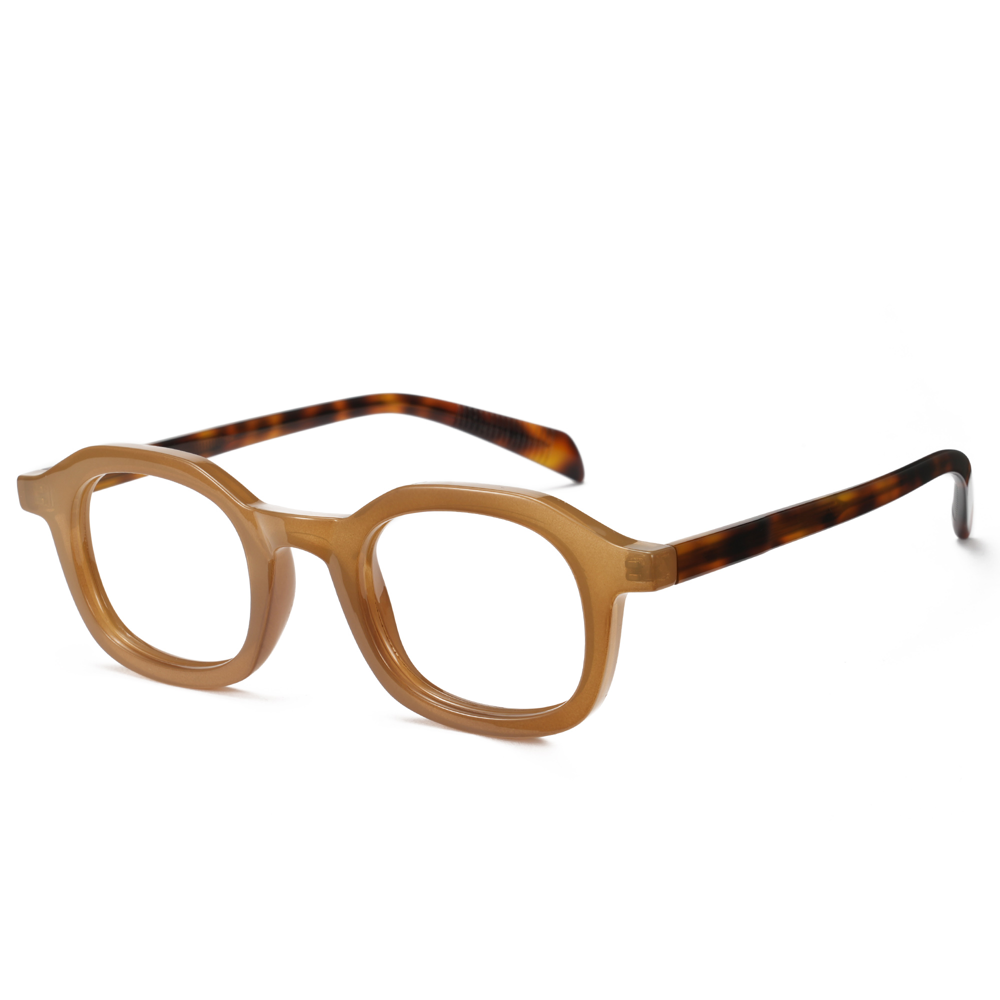 

CYXUS Овальные очки женские, Deep brown frame T29