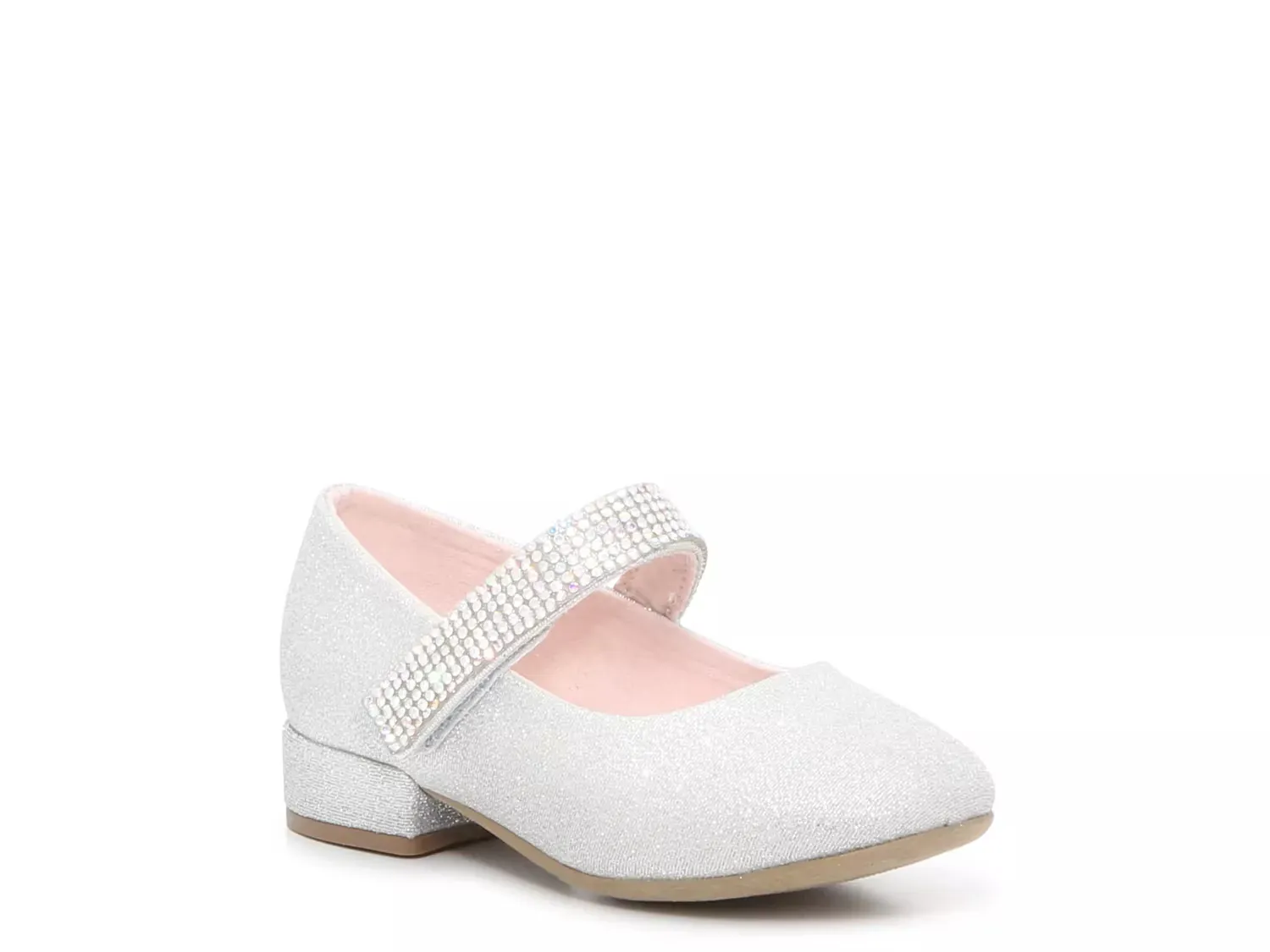 

Lil Silvia Mary Jane Туфли - детские Kelly & Katie, Silver Metallic